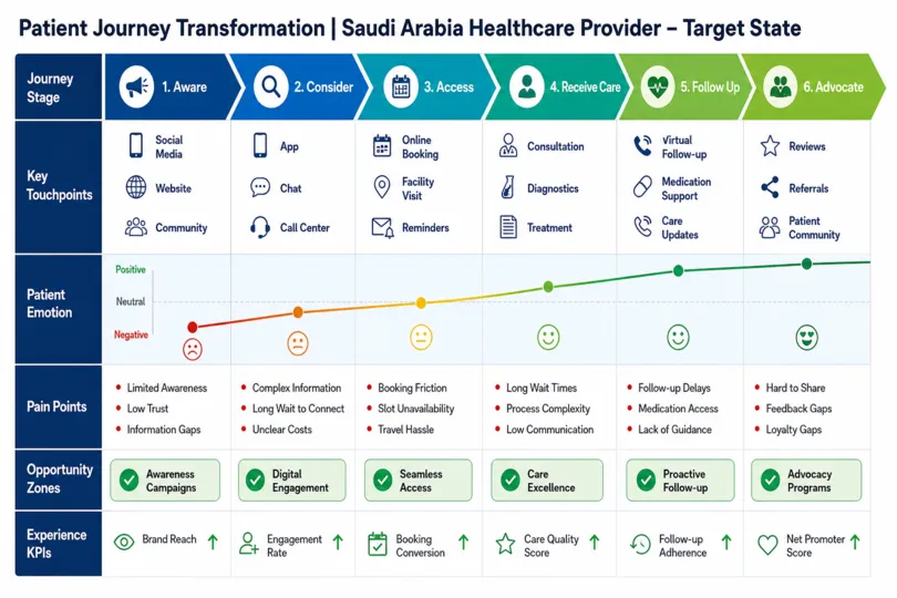 Patient-Centric Healthcare Services Transformation in Saudi Arabia