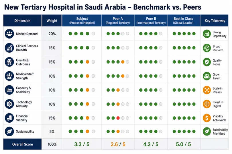 Feasibility Study for Developing a New Hospital in Saudi Arabia